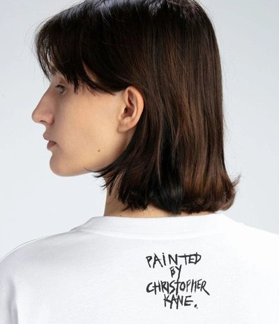 Shop Christopher Kane Hand Painted T-shirt In White