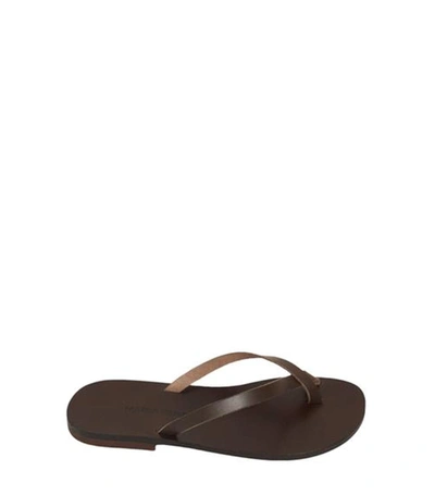 Shop Maria Farro Jenna Flip Flop In Brown