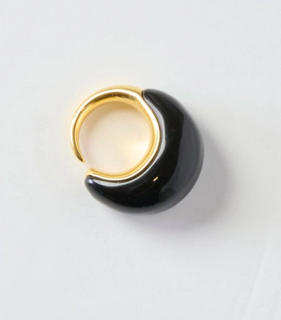 Shop Khiry Khartoum Ii Ring With Black Onyx Inlay In Gold