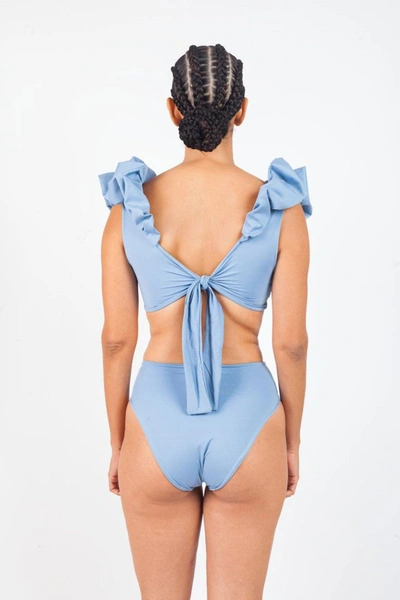 Shop Maygel Coronel Lucila Two Piece Swimsuit In Blue