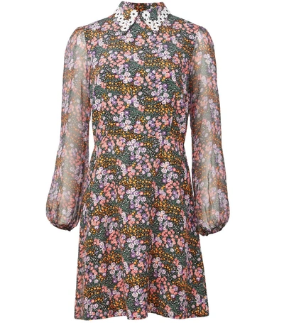 Shop Hvn Mini Matilda Dress W. Collar In 0