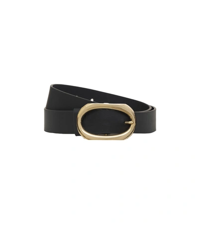 Shop Anine Bing Signature Link Belt In Black