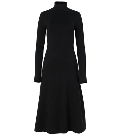 Shop Joseph Silk Stretch Dress In Black