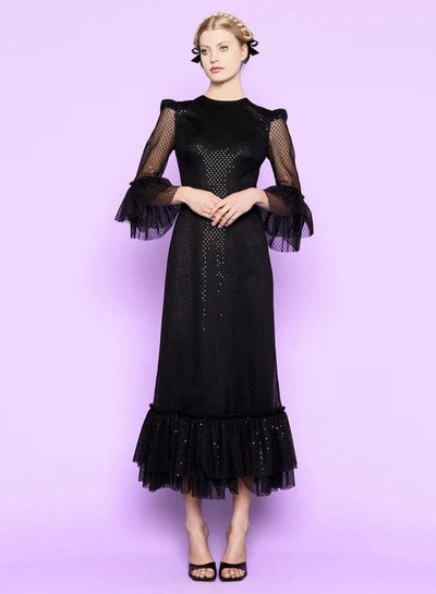 Shop The Vampire's Wife The Floating Fire Dress In Black