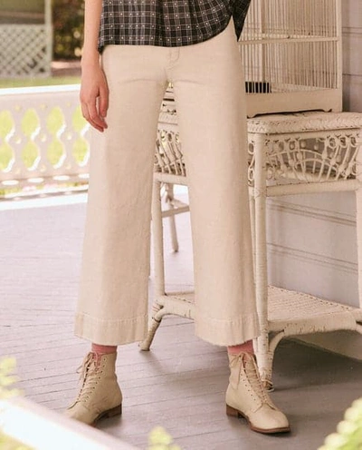 Shop The Great The Seafair Jean In White Denim