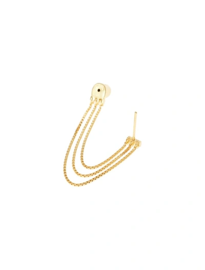 Shop Maggoosh Tiny Dancer Mini Earring In Gold