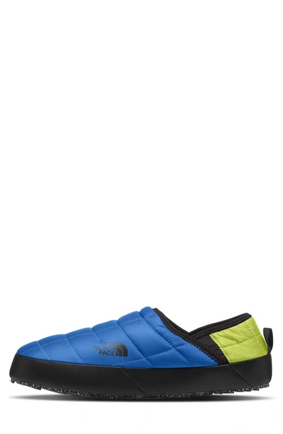 Shop The North Face Thermoball™ Traction Water Resistant Slipper In Super Sonic Blue/ Black