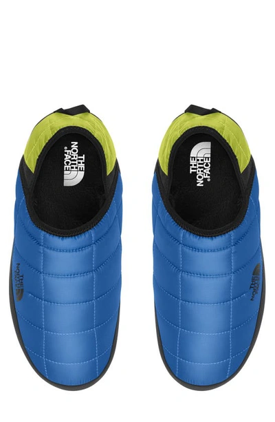 Shop The North Face Thermoball™ Traction Water Resistant Slipper In Super Sonic Blue/ Black