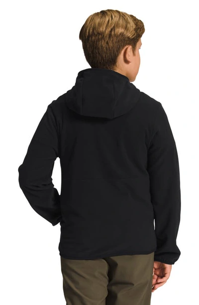Shop The North Face Kids' Glacier Zip Hoodie In Black