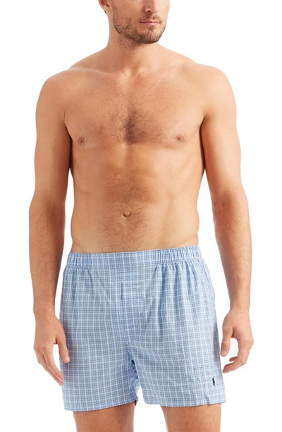 Shop Polo Ralph Lauren Assorted 5-pack Woven Cotton Boxers In Multicolor