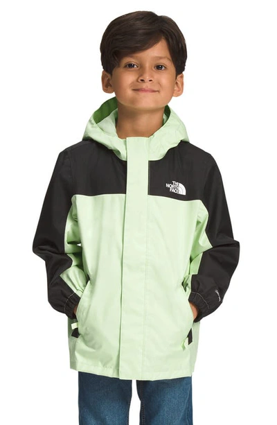 Shop The North Face Kids' Antora Waterproof Recycled Polyester Rain Jacket In Lime Cream