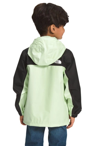 Shop The North Face Kids' Antora Waterproof Recycled Polyester Rain Jacket In Lime Cream