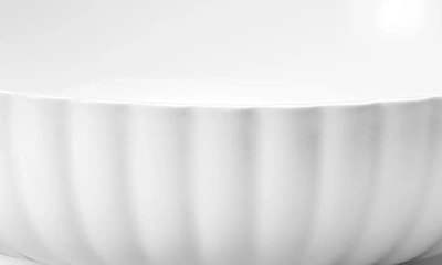 Shop Georg Jensen Bernadotte Set Of 2 Pasta Bowls In White