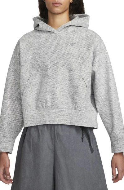 Shop Nike Forward Therma-fit Adv Hoodie In Smoke Grey/ Heather/ Cool Grey
