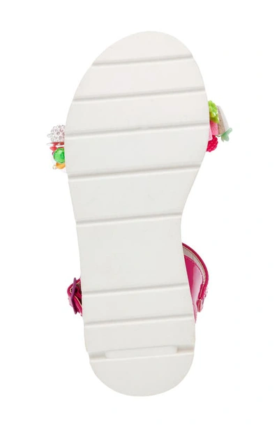 Shop Betsey Johnson Kids' Frank Sandal In Pink Multi