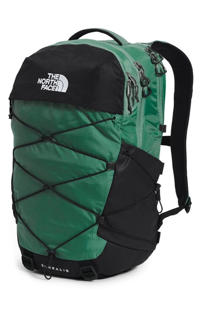 Shop The North Face Kids' Borealis Backpack In Deep Grass Green/ Black