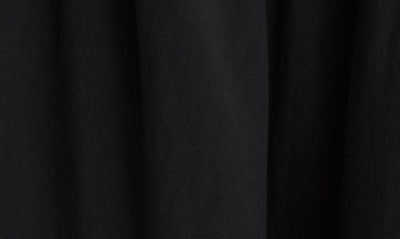 Shop Madewell Suzette Seamed Bodice Tiered Cotton Sundress In True Black