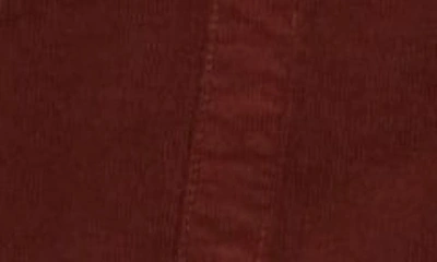 Shop Ag Quinne Paneled Corduroy Crop Flare Pants In Rich Crimson