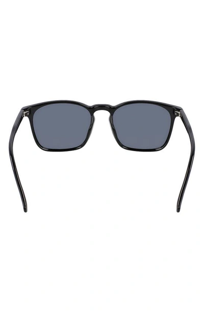 Shop Cole Haan 54mm Plastic Square Polarized Sunglasses In Black