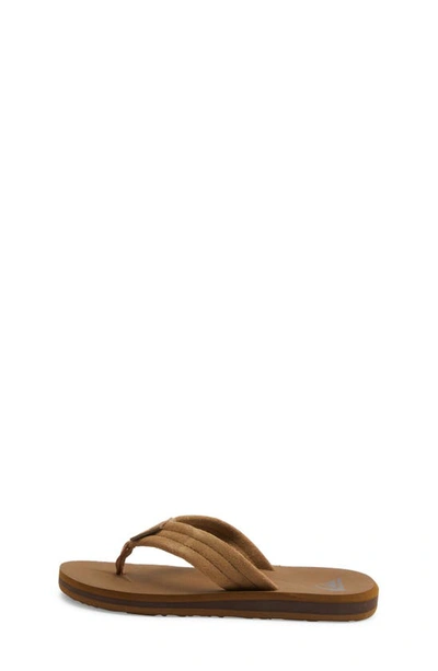 Quiksilver Big Boys Carver Suede Sandals In Tan
