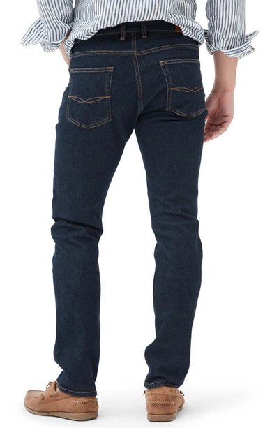 Shop Rodd & Gunn Sutton Stretch Straight Leg Jeans In Dark Blue