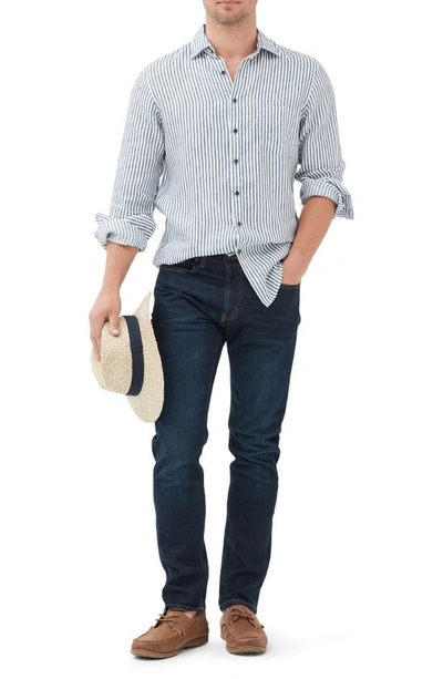 Rodd & Gunn Sutton Stretch Straight Leg Jeans In Dark Blue