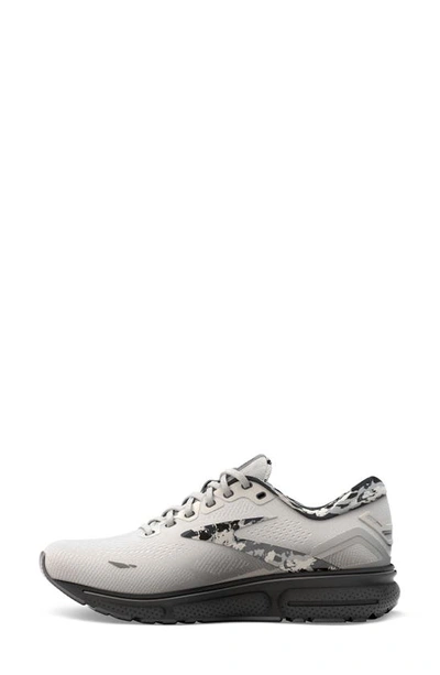 Shop Brooks Ghost 15 Running Shoe In White/ Ebony/ Oyster