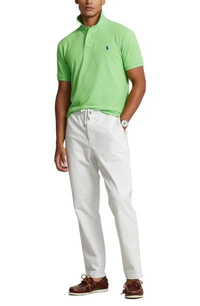 Shop Polo Ralph Lauren Classic Fit Prepster Stretch Cotton Pants In Deck Wash White