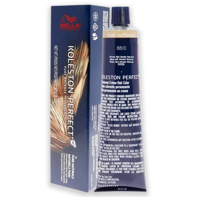 Shop Wella Koleston Perfect Permanent Creme Hair Color - 88 0 Intense Light Blonde-natural By  For Unisex  In Blue