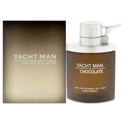 Shop Myrurgia Yacht Man Chocolate By  For Men - 3.4 oz Edt Spray In Brown