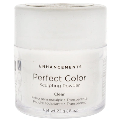 Shop Cnd Perfect Color Sculpting Powder - Clear By  For Unisex - 0.8 oz Powder In Silver