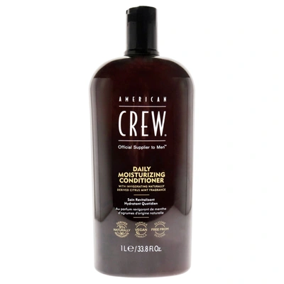 Shop American Crew Daily Moisturizing Conditioner By  For Men - 33.8 oz Conditioner In Black