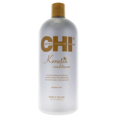 Shop Chi Keratin Reconstructing Conditioner By  For Unisex - 32 oz Conditioner In Silver