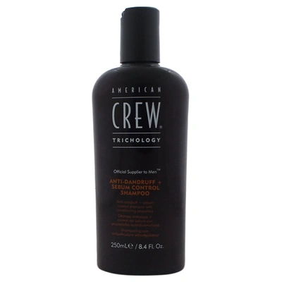 Shop American Crew Anti-dandruff Sebum Control Shampoo By  For Men - 8.4 oz Shampoo In Black
