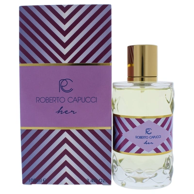 Shop Roberto Capucci Her By  For Women - 3.4 oz Edp Spray In Pink