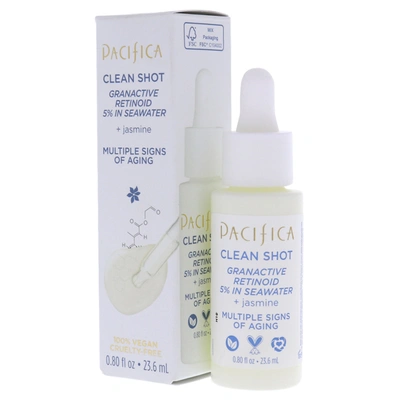 Shop Pacifica Clean Shot Granactive Retinoid 5 Percent In Seawater By  For Unisex - 0.8 oz Serum In Silver