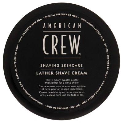 Shop American Crew Lather Shave Cream By  For Men - 8.45 oz Shave Cream In Black