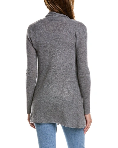 Shop Incashmere Open Front Cashmere Cardigan In Grey