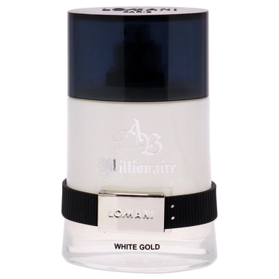 Shop Lomani Spirit Millionaire White Gold By  For Men - 3.3 oz Edp Spray In Silver