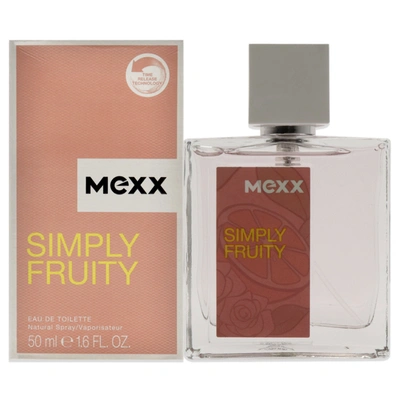 Shop Mexx Simply Fruity By  For Men - 1.6 oz Edt Spray In Orange