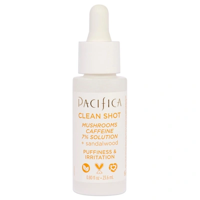 Shop Pacifica Clean Shot Mushrooms And Caffeine 7 Percent By  For Unisex - 0.80 oz Serum In Silver