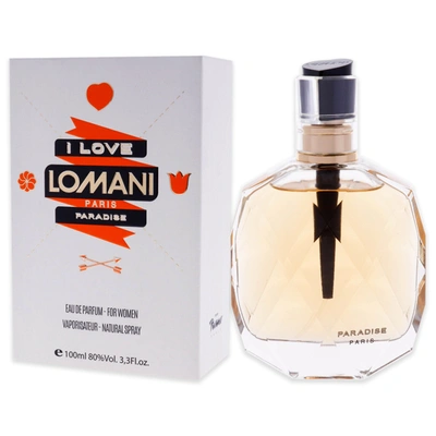 Shop Lomani I Love  Paradise By  For Women - 3.4 Edp Spray In Orange