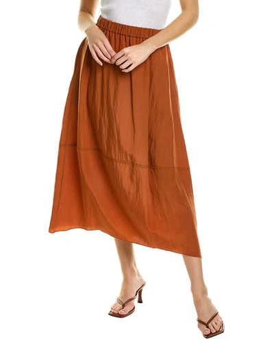 Shop Vince Pull-on Skirt In Brown