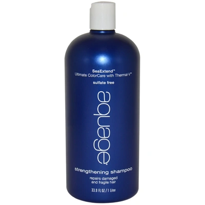 Shop Aquage Seaextend Ultimate Colorcare With Thermal-v Strengthening Shampoo By  For Unisex - 33.8 oz Sha In Blue
