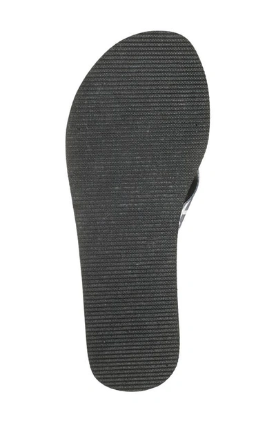 Shop Calvin Klein Meena Wedge Flip Flop Sandal In Black