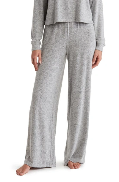 Shop Abound Easy Cozy Wide Leg Pajama Pants In Grey Pearl Marl