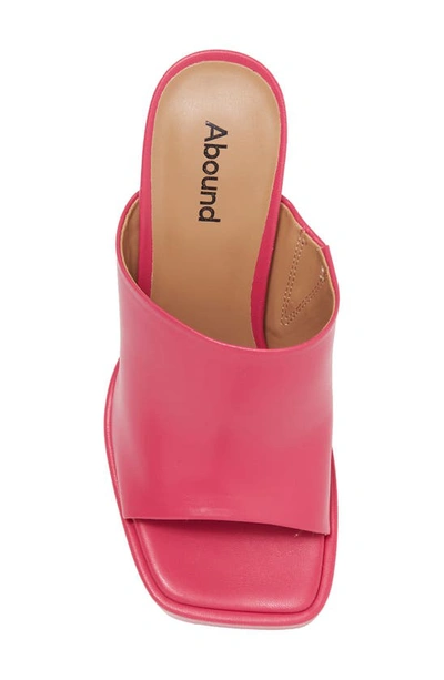 Shop Abound Nevada Platform Slide Sandal In Pink Yarrow