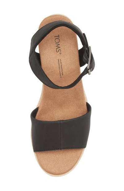 Shop Toms Diana Wedge Sandal In Black