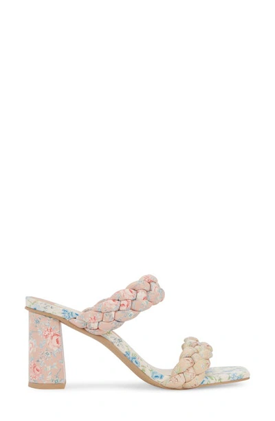 Shop Dolce Vita Paily Braided Sandal In Pink Floral Stella