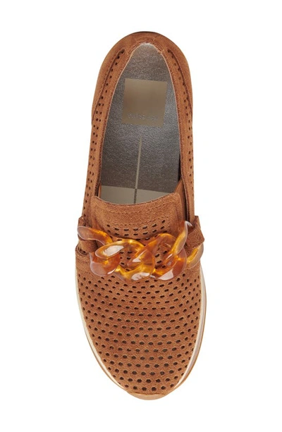 Dolce Vita Jhenee Platform Sneaker In Pecan Suede